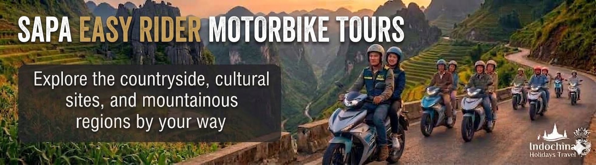 4 days Sapa easy rider motorbike to Than Uyen - Mu Cang Chai - Nghia Lo - Hanoi